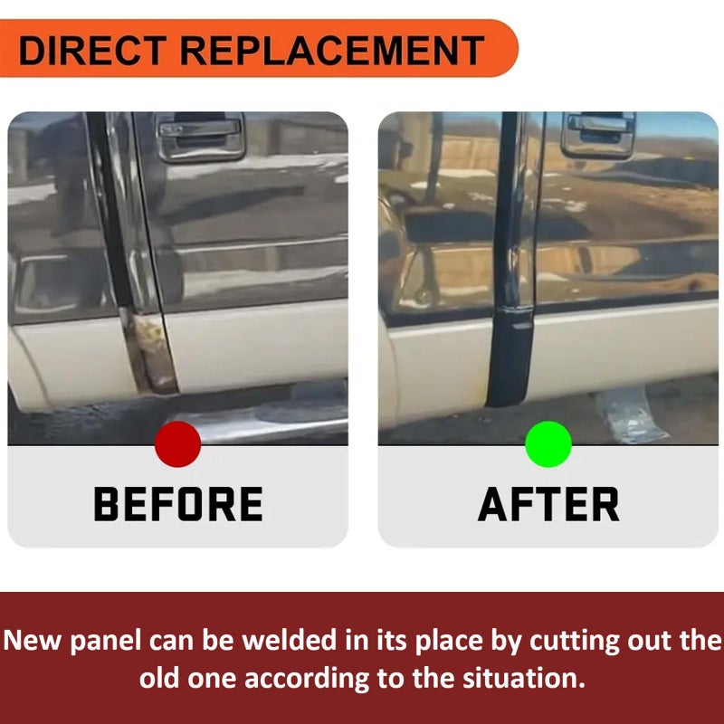 Wocch F150 Cab Corners Pickup Truck Corner Rust Repair Steel Panel Cover for Ford F150 Crew Cab 4 Door 2009 2010 2011 2012 2013 2014 - Image 4